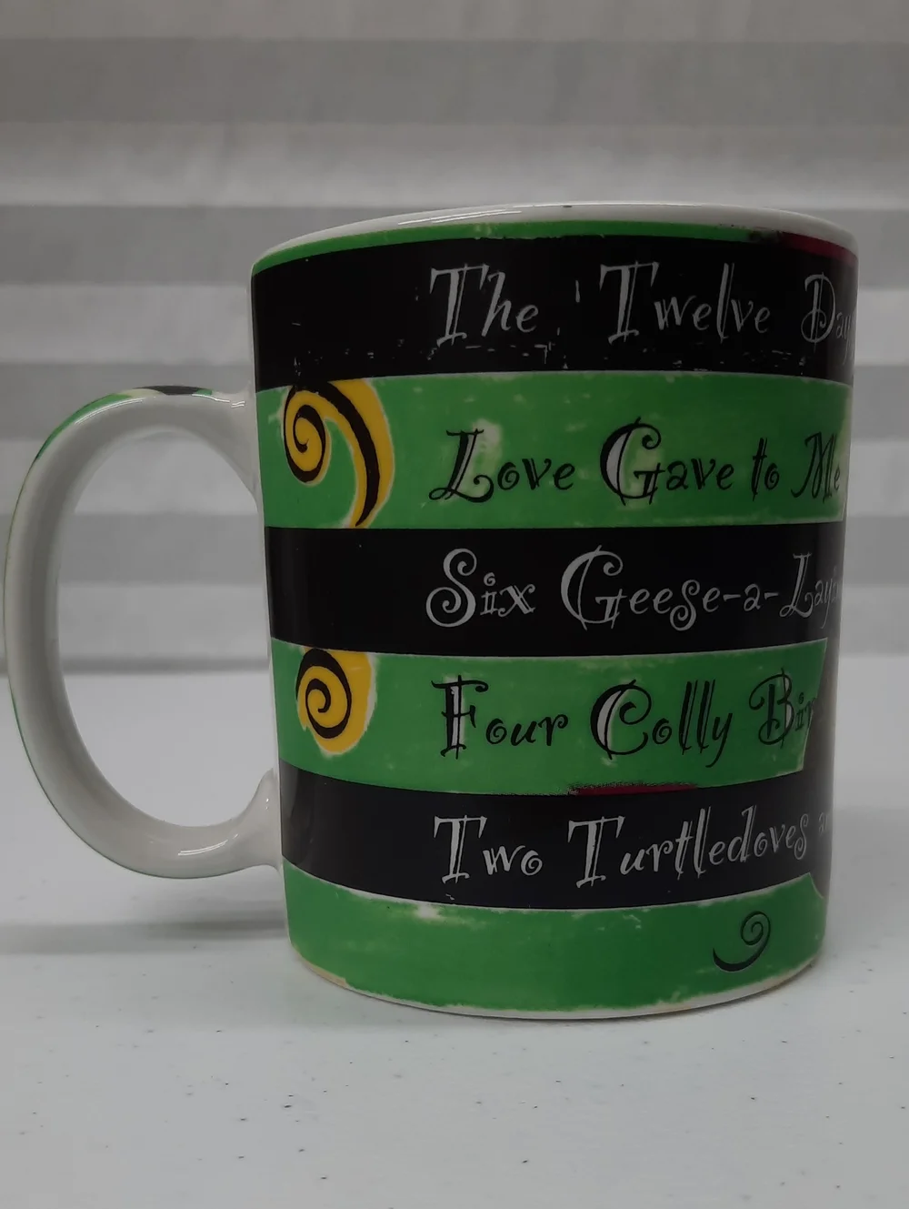 Starbucks Christmas Coffee Tea Mug Seasonal Holiday Themed 12 Days of Christmas